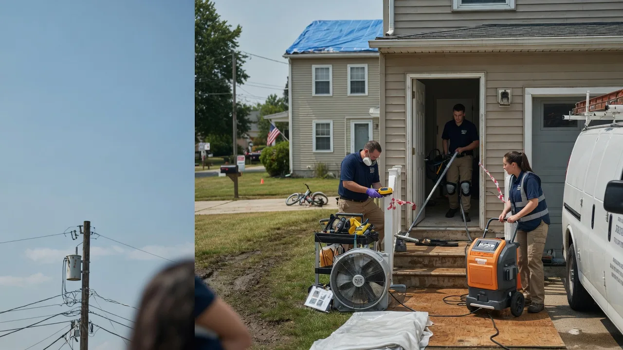 Water Damage Repair in Bloomington, WI near me
